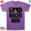 Macho Man Randy Savage T Shirt Vintage Wrestling Purple Graphic Tee Reprint Unisex T-Shirt