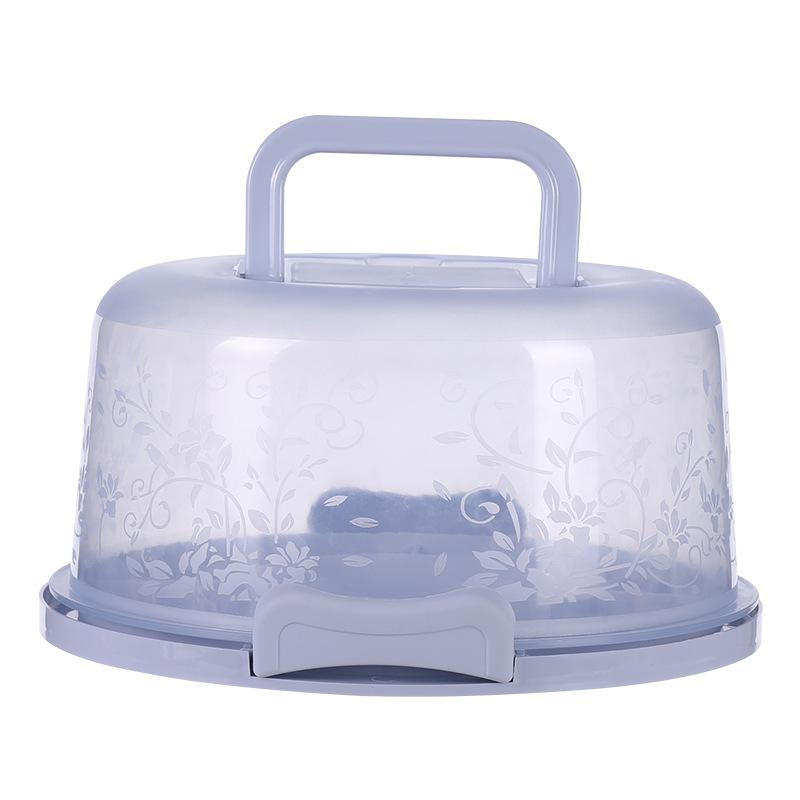 Birthday Cake Storage Box Round Wedding Baking Container Stand Plate Pie Tray Utensilskitchen Tools Storage Box Accessories синий 880₽