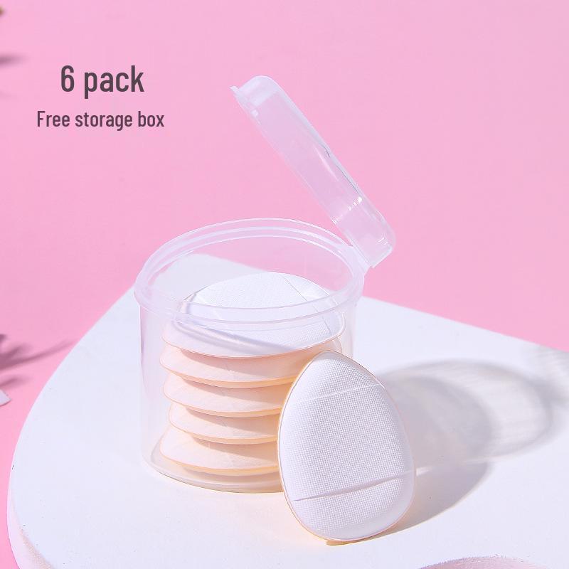 Mini-Wassertropfen-Luftkissen-Puderquaste für Concealer und Make-up-Details