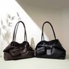 New Trendy Fashion Single-shoulder Women's Bag Design, Genuine Leather Large-capacity Commuter Bag, Casual Tote Bag
