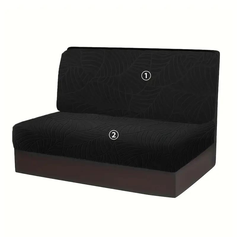 Jacquard Rv Dinette Sofa Sitzkissenbezug Elastischer Armloser Couch Überwurf Rutschfest Schmutzabweisend Wohnmobil Auto Bank Überwurf