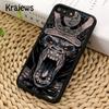 Krajews Japan Samurai Art For iPhone 17 Air 16 Phone Case Cover 15 14 Plus 12 13 Pro Max Coque