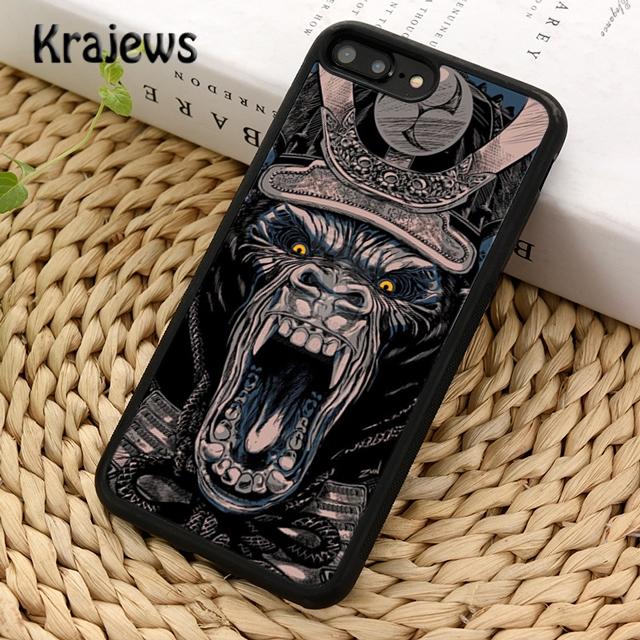 Krajews Japan Samurai Art For iPhone 17 Air 16 Phone Case Cover 15 14 Plus 12 13 Pro Max Coque