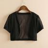 Women's Summer Chiffon Sun Protection Shawl Cardigan - Plus Size, Versatile, Lightweight, Short Style Jacket