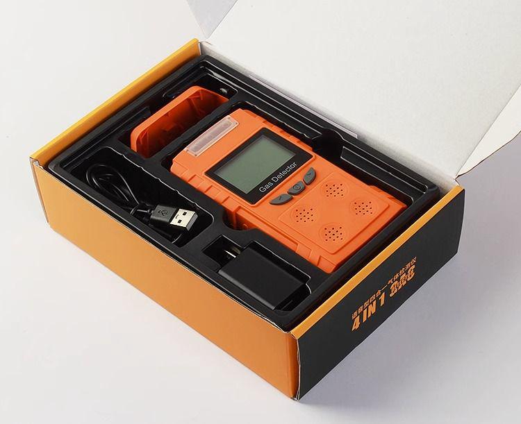 Portable Four-in-One Gas Detector for Confined Spaces (Combustible, Oxygen, Air Monitoring)