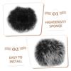 Sosoport 2-Piece Microphone Windscreen, Furry Windscreen