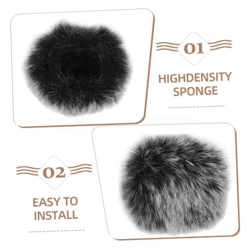 Sosoport 2-Piece Microphone Windscreen, Furry Windscreen
