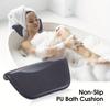 PU Foam Bathtub Pillow with Suction Cups, Waterproof Bathroom Accessories for Spa, Non-Slip Bathtub Headrest