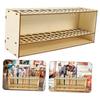 Sturdy Wooden Desk Accessory 71/14/67 Holes Pencil Hold For Office School Home Art Studio Organization