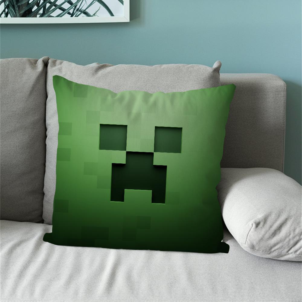M-Mines C-Craft Spiel Kissenbezug Für Sofa Nachttisch Schlafzimmer Rückenlehne Wohnbüro Kissen Quadratisch Bedruckt Mehrere