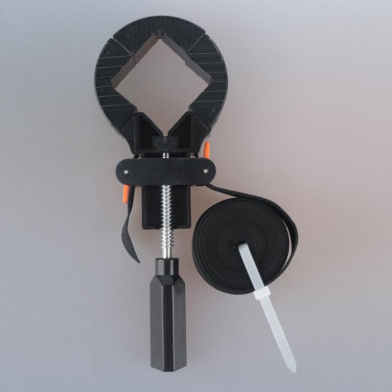 Adjustable Corner Clamp 4 Jaws Pictures Frame Holder Quickly Release Band Clamp Woodworking Tool Polygonal Clip Enduring