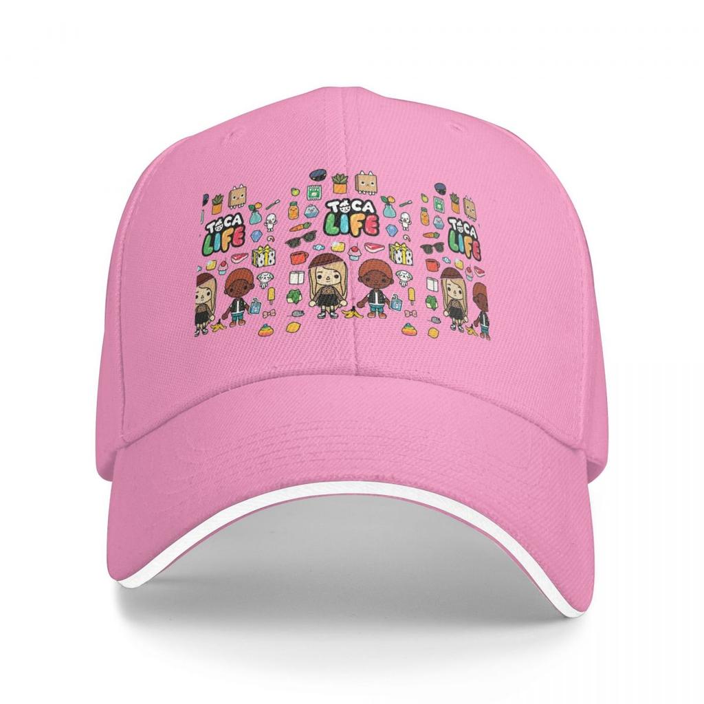 Unisex Baseball Hats Toca Boca Outdoor Streetwear Summer Sports Baseball Caps Hip Hop Cap Casquette Polychromatic Hats