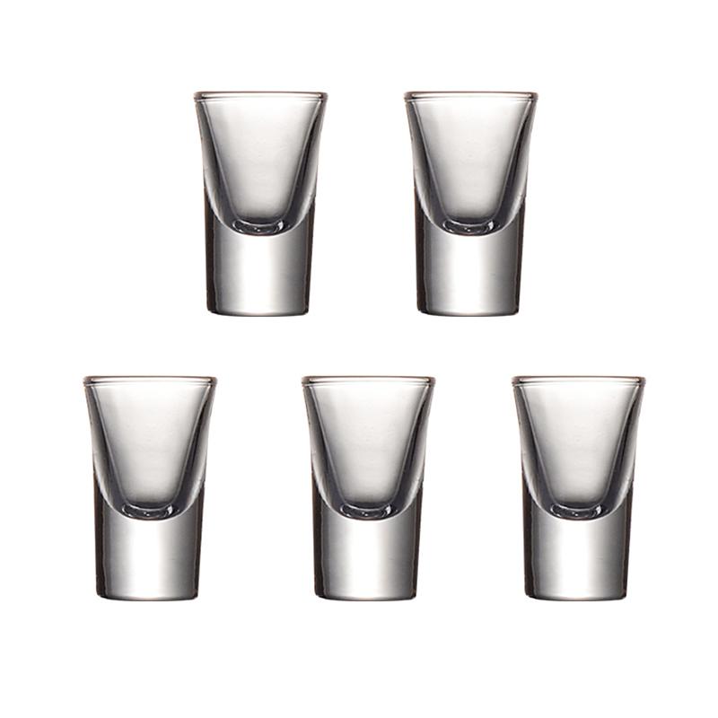6/5/4/3/2/1 Stück Schnapsglas-Set 25 ml Spirituosengläser Mini-Weinglas Glas Vergoldeter Rand Glas Weindispenser Goldener Rand Kreatives Glas