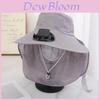 Sun Energy Rechargeable Farmer Hat With Builtin Fan For Outdoor Sun Protection And Cooling