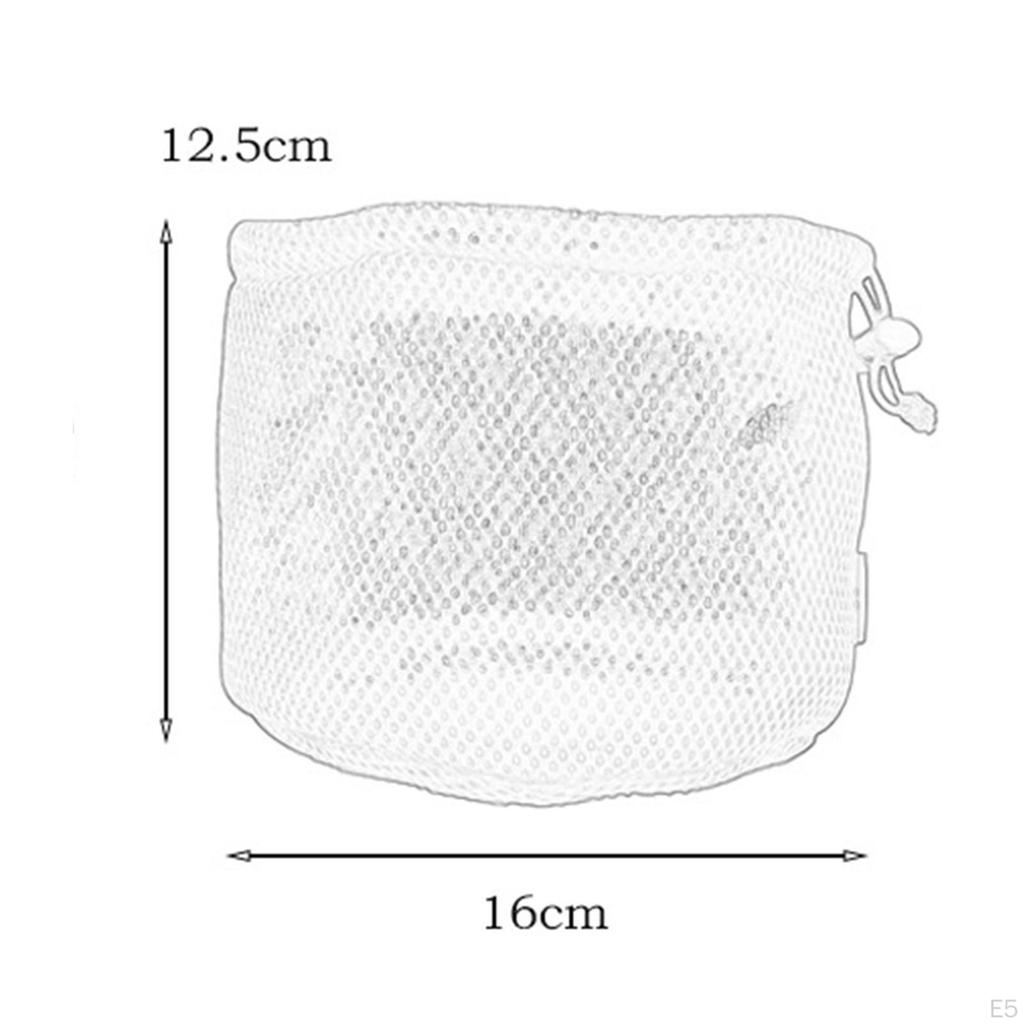 Camping Net Bag Cookware Storage Visibility Mesh Drawstring