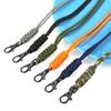 Heavy Duty Paracord Lanyard Necklace Whistles Strap Braided Keychain Lanyard for Outdoor Activities,Camera,Wallets Keys