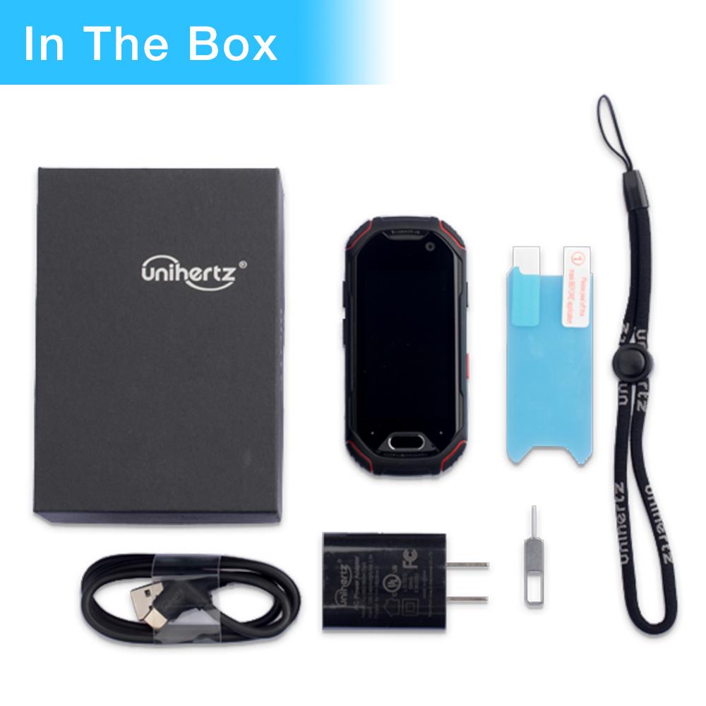 Unihertz Atom, Le Plus Petit Smartphone Robuste 4G, 2000mAh, 4 Go de RAM 64 Go de ROM, 2,45 pouces
