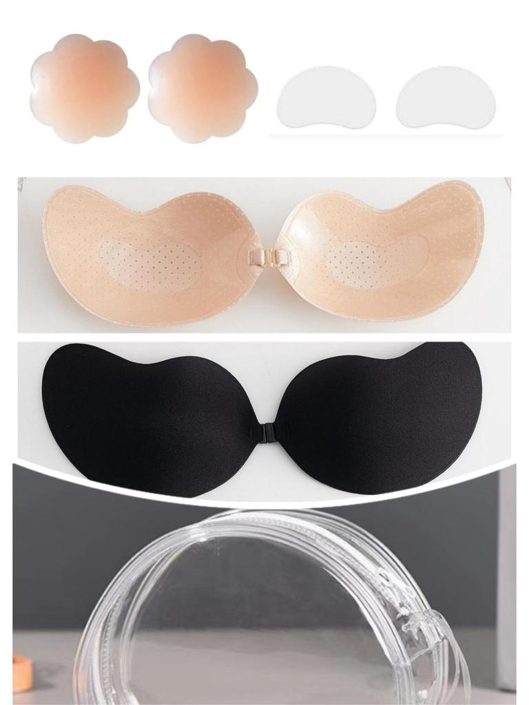 Mango Honeycomb Invisible Silicone Nipple Covers – Breathable, Thin, One-Piece Design for Large Breasts