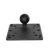 VIN Halterung Wandhalterung 100x100mm VESA Platte Adapter mit 1,5'' Gummikugel Kompatibel mit Ram Mount VIN-C-005