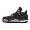 Air Jordan 4 Golf Bred Unisex Sneakers Black Fire-Red Cement-Grey CU9981-002