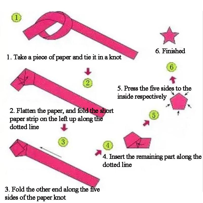 540-teiliges Origami-Set mit bunten Sternenstreifen, buntes Origami-Papier zum Selbermachen, Geschenkpapier, Haushaltsdekoration