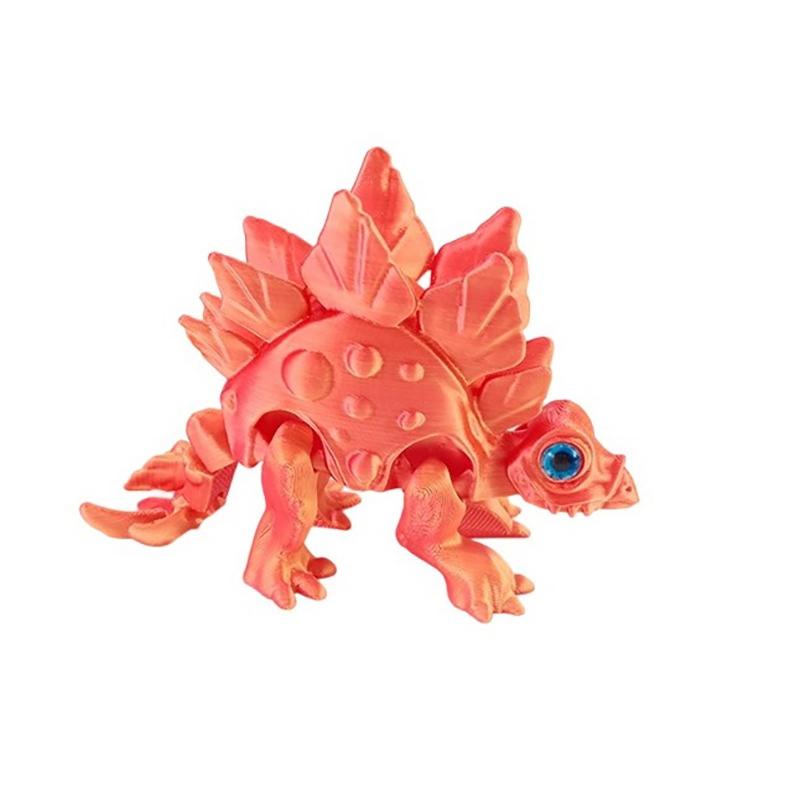 3D Printed Dinosaur Animals Toy Articulated Stegosaurus Mystery  Dinosaur Flexible Toys Flexible Fidget Toy Gift Desk Toy
