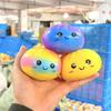 Soft Maltose Dumpling Squishy: Transparent Colorful Squeeze Toy, Asmr Stress Relief Ball, Sensory Fidget Toy For Kids Adults