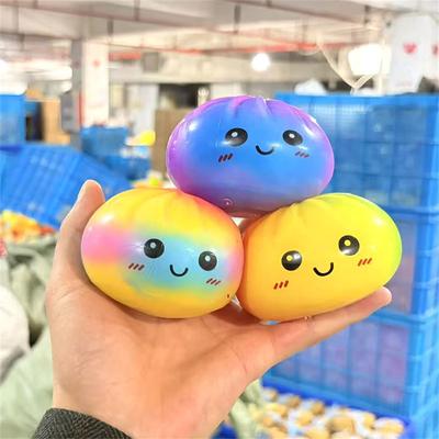 Realistic-Looking Dumpling Squishy Toy Soft Slow Rebound Sensory Squeeze Ball Anxiety Stress Relief For Office Home Desk Decor