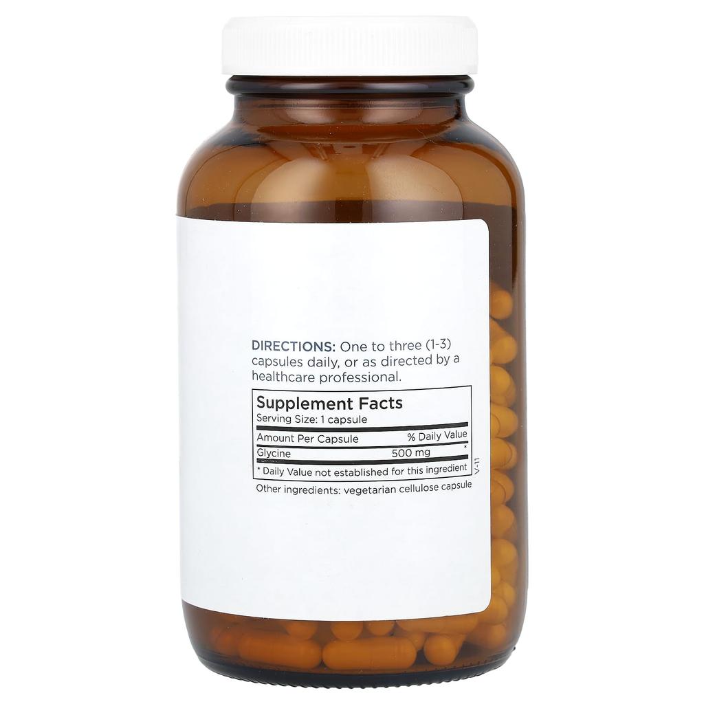 Glycine, 500Mg, 240 Capsules