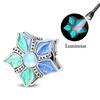 925 Silver Luminous Blue Ocean Series Octopus Starfish Charms Beads For Women Fit Bracelet DIY Jewelry Gifts