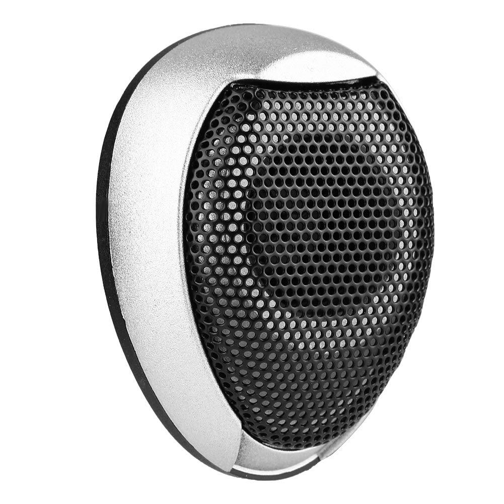Car Speaker, Car Speaker 1000W Mini Audio Round Adhesive Loudspeaker Automotive Speaker with Glue (Sliver)