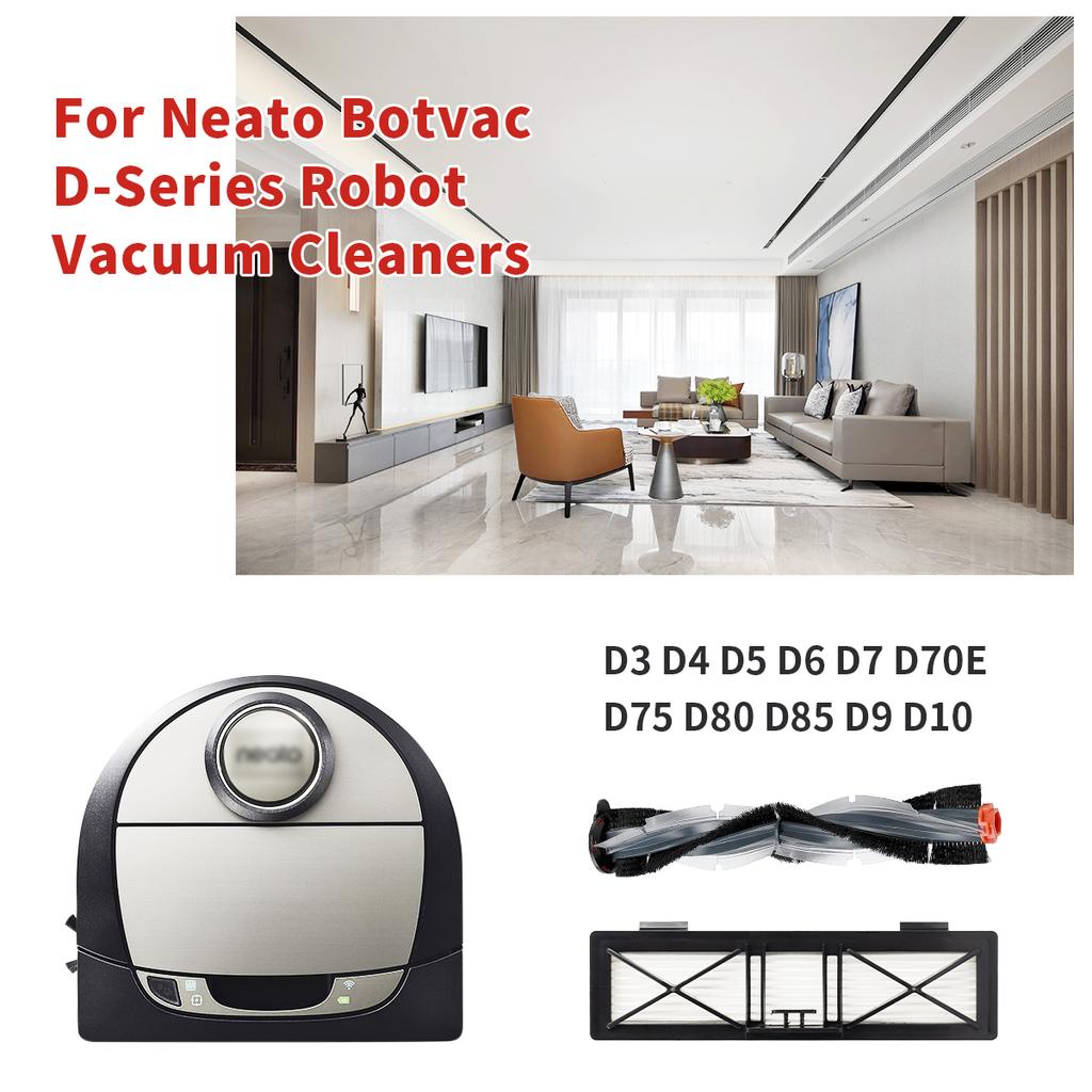 Replacement parts roller main brush Filter For Neato Botvac D3 D4 D5 D6 D7 D75 D80 D85 Connected D series robot vacuum cleaner