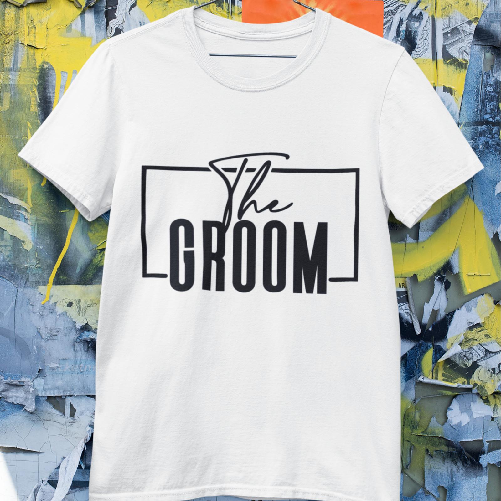 The Groom Wedding T Shirt Men Bachelor Party Groom Tee Gift 3XL