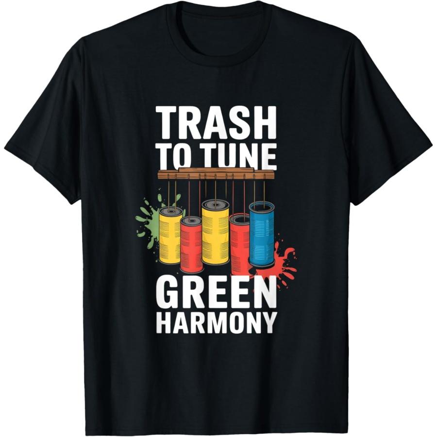 

Wind Chimes from Recycled Materials - Eco Living Fans T-Shirt(3) XXXXXL чорний