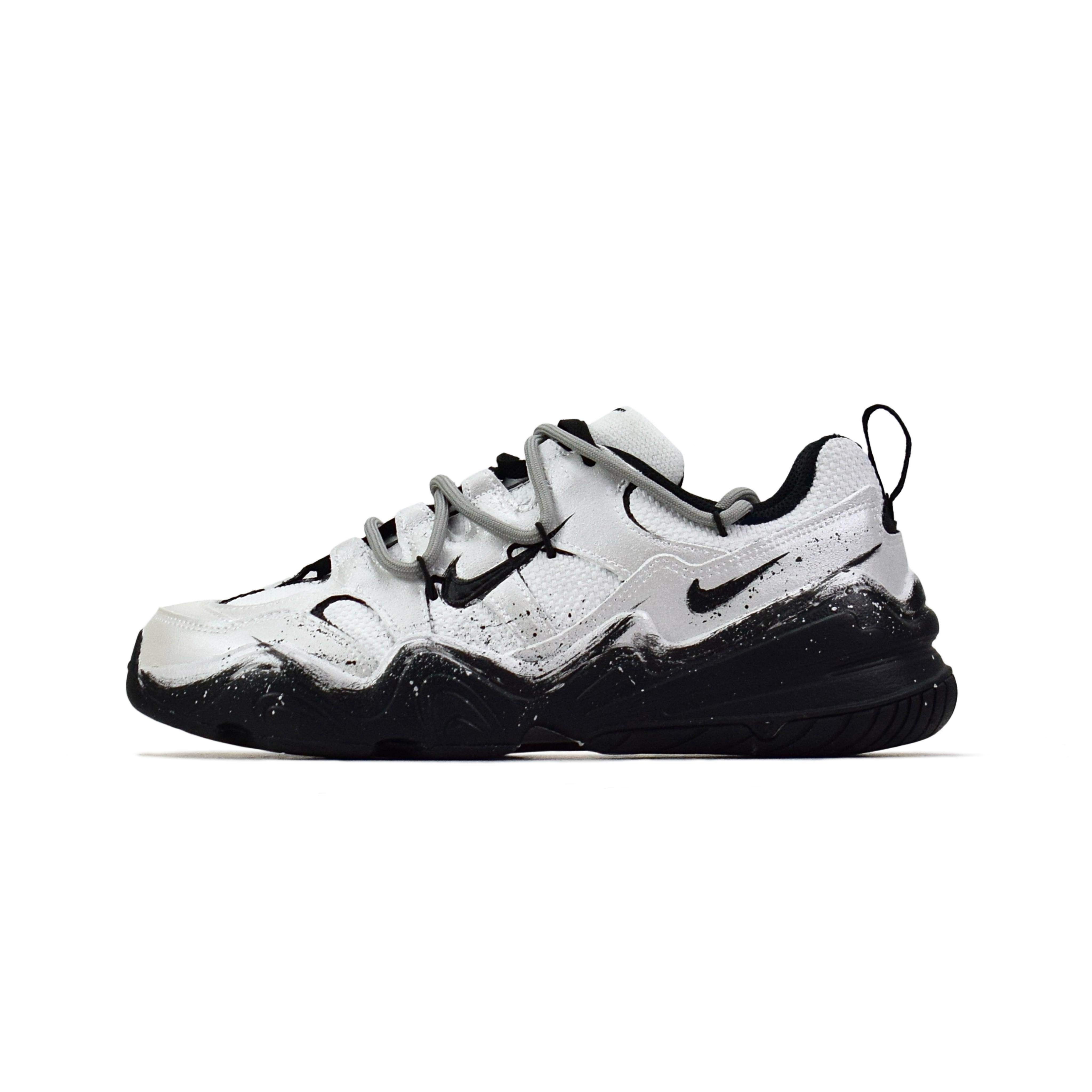 

Nike Tech Hera Suede Abrasion Resistant Low top Casual Shoes Women s Silver Black DR9761-101(Team462-) 36.5