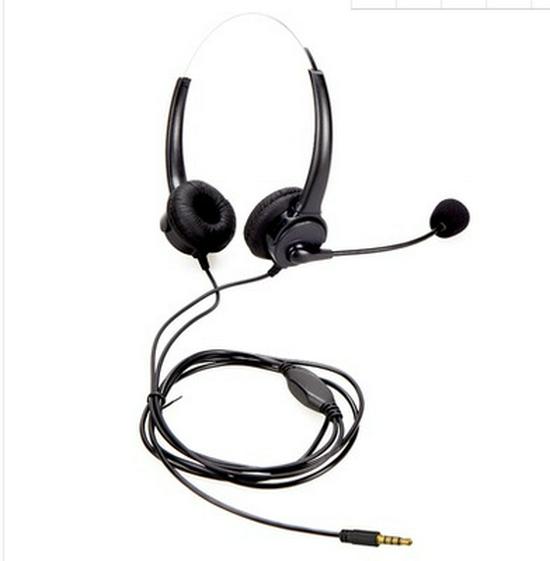 Doppelohriges Over-Ear-Headset für Callcenter, Büros, Online-Unterricht und Prüfungen