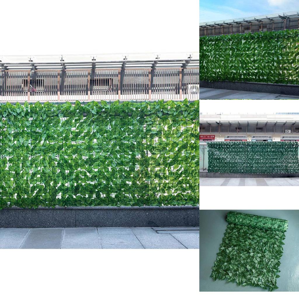 Üppig grünes künstliches Blattzaunpanel für Außendekoration und Sichtschutz