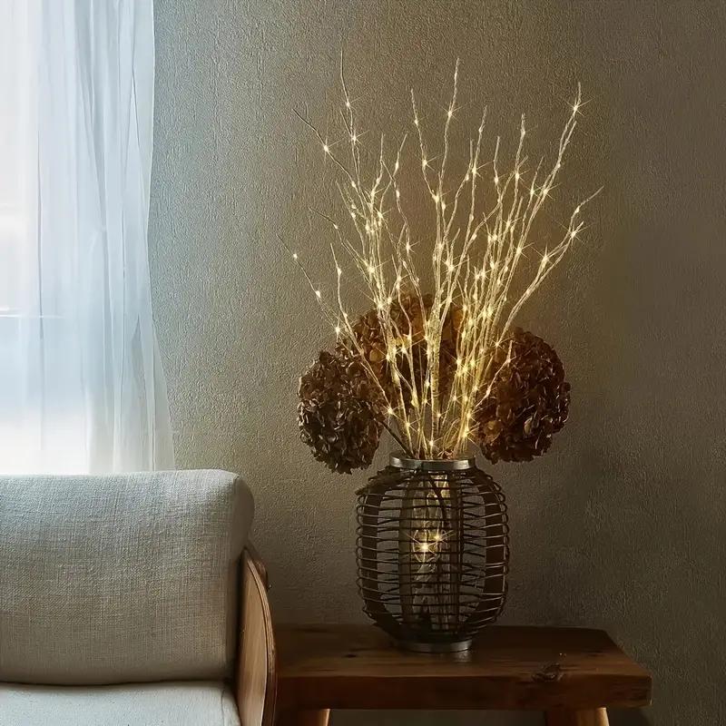 1pcs Luminous Birch Branch Decorative Light. Battery Powered Simulated Artificial Branches For Indoor, Wedding, Party, Home Decoration Festivals
