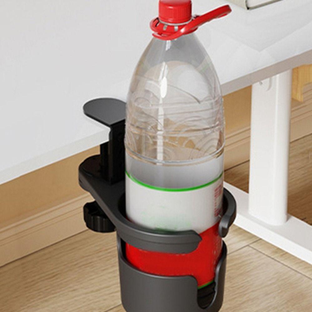 Anti-Spill Rotating Mug Holder Plastic Deskside Mug Holder Sturdy Coffee Mugs Bottles Rack  Office