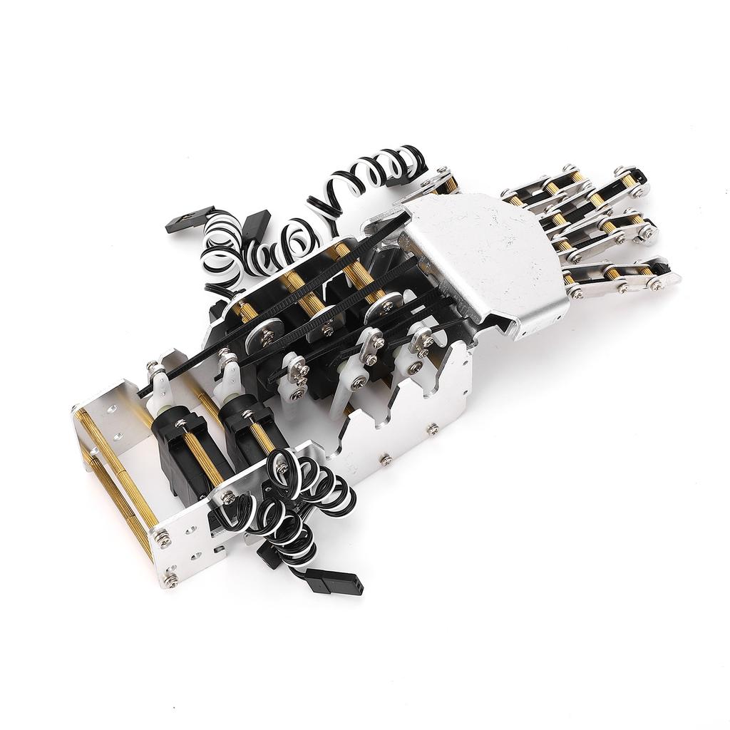 Robot Hand Kit 11 Scale Analog Servo 5 Finger Manipulator Right Mechanical Hand for Development