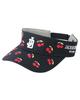 [Jack Bunny] Women's Sun Visor (Cherry Pattern, Size Adjustable)  Golf Hat  262-5187404 120Navy FR