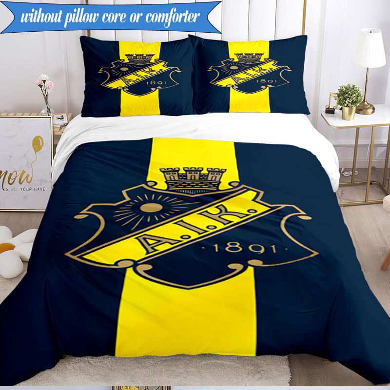Aik Crest  3pcs Bedding,Including 1pc Duvet Cover And 2pcs Pillowcases Perfect for Christmas,Ideal for Bedroom, Dormitory