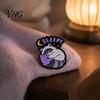 Easy to Use Lapel Pins Cartoon Raccoon Brooch Pin, Animal Decorative Enamel Badge, Alloy Theme Pin for Jackets Backpacks Hats Scarves Clothing