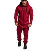 Herre Sport Varm Fleece Heldragt Fluffy Lounge Voksen Én Del Mandlig Jumpsuit Med Hætte Onesies Til Voksen Løb Lynlås Suit