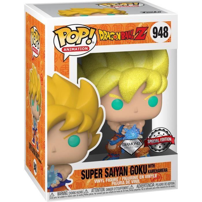 Figurine funko pop! animation : dragon ball z - son goku kamehameha wave