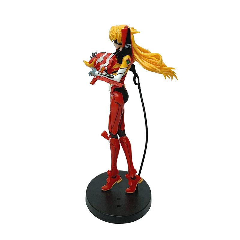 22CM Anime Evangelion Asuka Langley Soryu Figure Shin Gekijouban Ha Souryuu Test Suit Ver Model Toy Gift Aciton 1/7 Kid Friendly Entertaining Fun Play