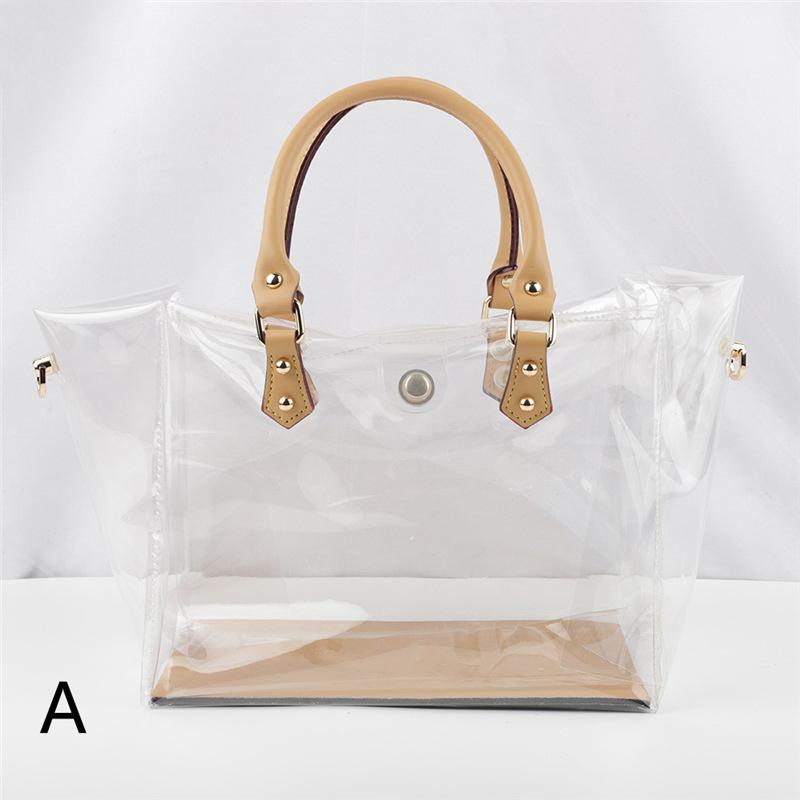 Kit de Fabrication de Sacs Tote DIY en PVC Transparent Sac à Main Sacs Cadeaux Faits Main Accessoires d'Artisanat Ensemble d'Outils Anniversaire