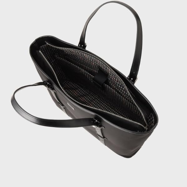 Takeo Kikuchi Gun Club Check Print Tote Bag, 07009327, Men's, Navy (294) 00