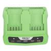 Battery Charger Fit for Greenworks 29842 29852 Batteries Cordless Power Tool Dual Port Lithium Battery Charging Station