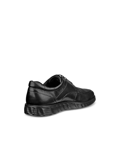 ECCO S LITE HYBRID Herren Echtleder Derby Schuhe, 52032401001, Schwarz, Größe 25.5 cm, 3E